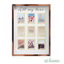 Collage Family Picture Frame 9 Photo Slots