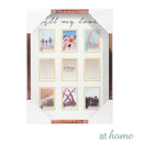 Collage Family Picture Frame 9 Photo Slots