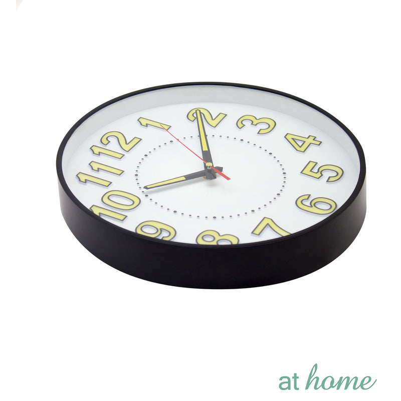 Round Luminous Silent Wall Clock - Sunstreet