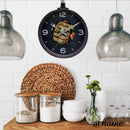 Skillet Pan Steak Silent Wall Clock - Sunstreet