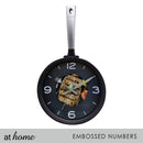 Skillet Pan Steak Silent Wall Clock