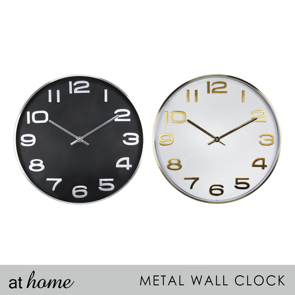 Deluxe Enya Silent Metal Wall Clock 16“