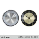 Deluxe Eugene Metal Wall Clock 12“ Inches