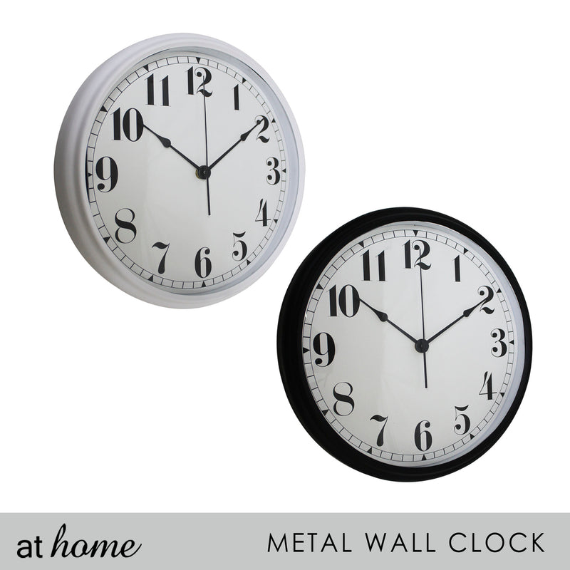 Deluxe Eunice Metal Wall Clock