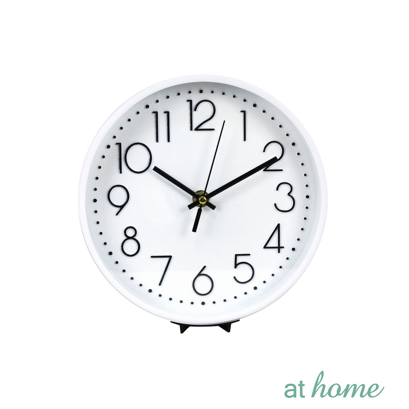 Grey Wall Clock With Stand