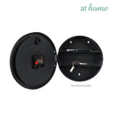 Jean Silent Wall Clock w/ Hidden Storage
