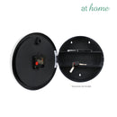 Jean Silent Wall Clock w/ Hidden Storage