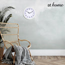 Jean Silent Wall Clock w/ Hidden Storage