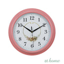Love Flower Round Wall Clock