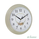 Love Flower Round Wall Clock