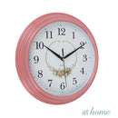 Love Flower Round Wall Clock