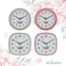 Love Flower Square Wall Clock