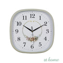 Love Flower Square Wall Clock
