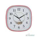 Love Flower Square Wall Clock