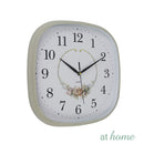 Love Flower Square Wall Clock