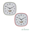Love Flower Square Wall Clock