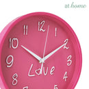 Pink Love Wall Clock