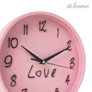 Pink Love Wall Clock