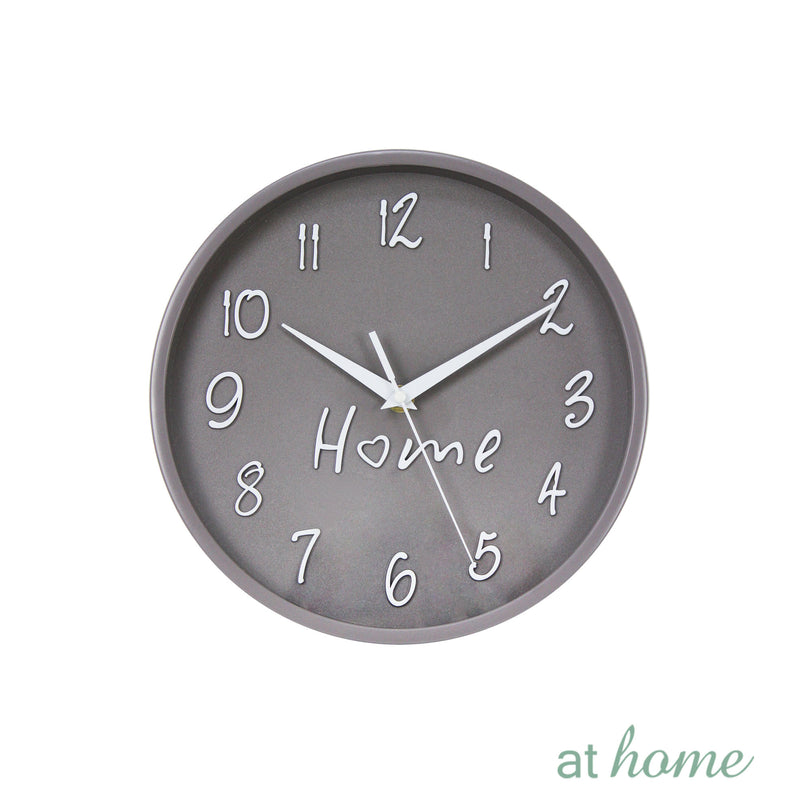 Just Home Pastel Silent Analog Wall Clock 9.8”