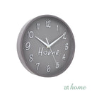 Just Home Pastel Silent Analog Wall Clock 9.8”