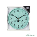 Just Home Pastel Silent Analog Wall Clock 9.8”