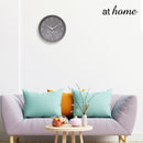 Just Home Pastel Silent Analog Wall Clock 9.8”