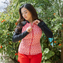 Fiery Summer Full Zipped Long Sleeved Rashguard with UPF 50