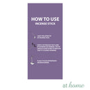 Incense Stick Set of 20 – Natural Fragrance Scent - Sunstreet