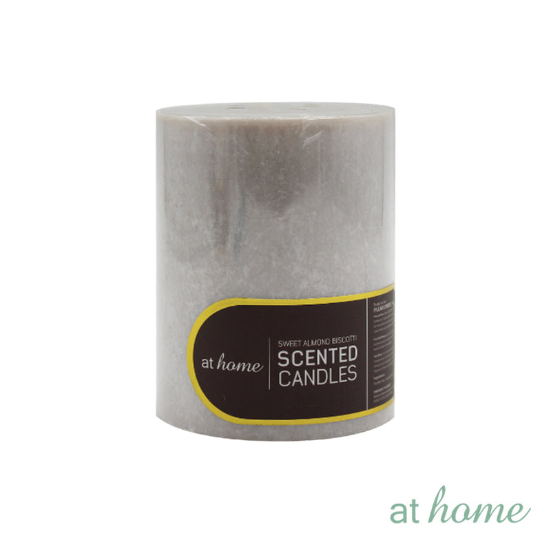 Natural Hues Scented Pillar Candle