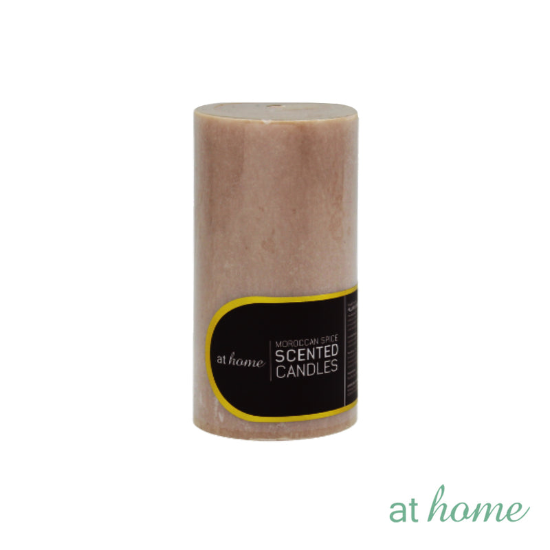 Natural Hues Scented Pillar Candle