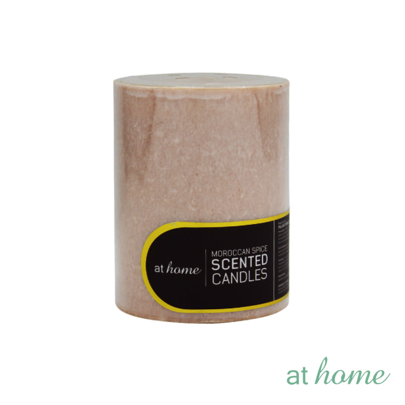 Natural Hues Scented Pillar Candle