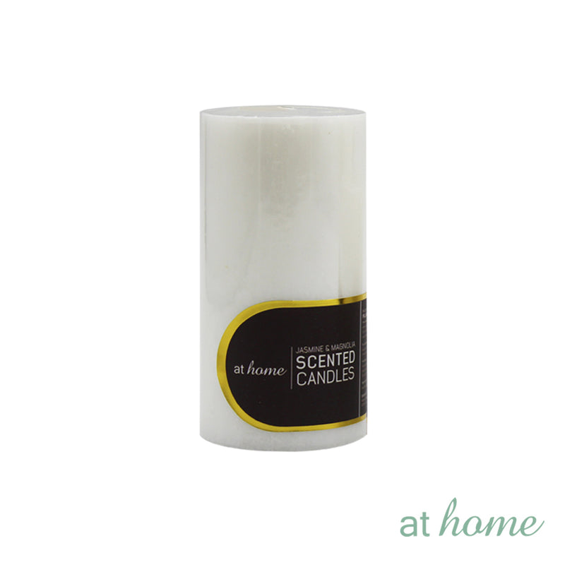 Natural Hues Scented Pillar Candle