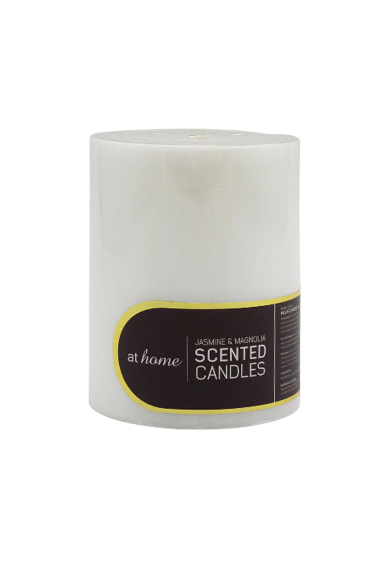 Natural Hues Scented Pillar Candle