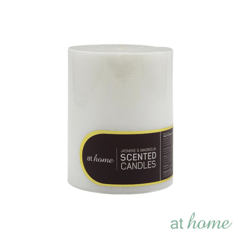 Natural Hues Scented Pillar Candle