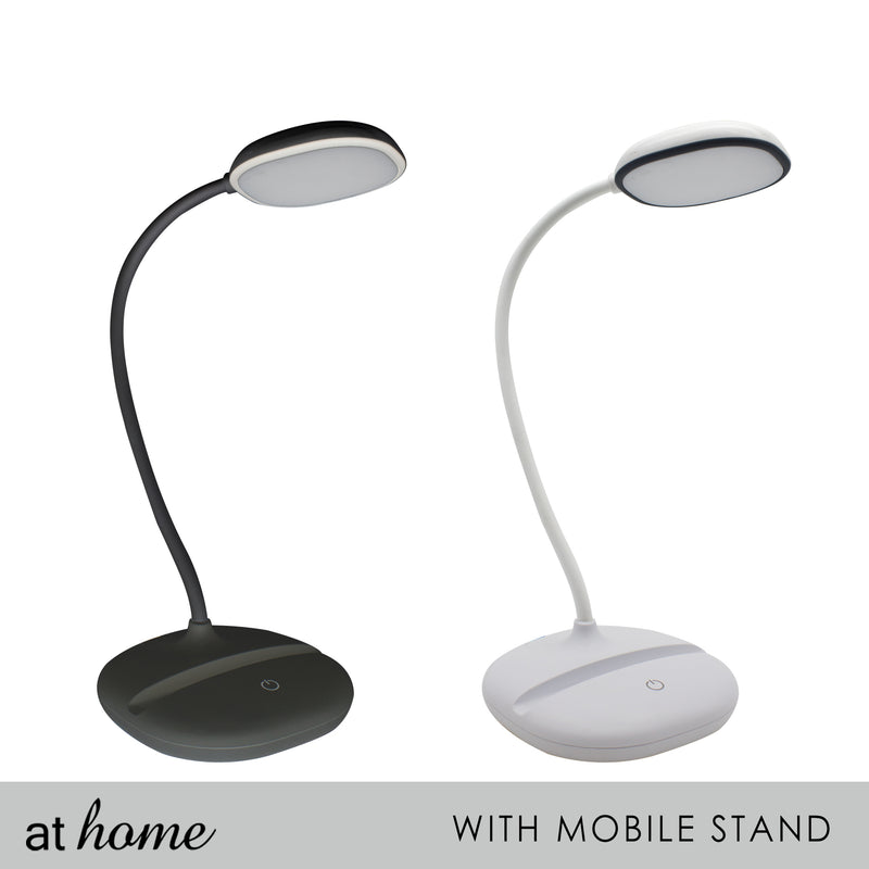 Flexible 16 Inches Desk Touch Lamp with Phone Holder & Dimmer