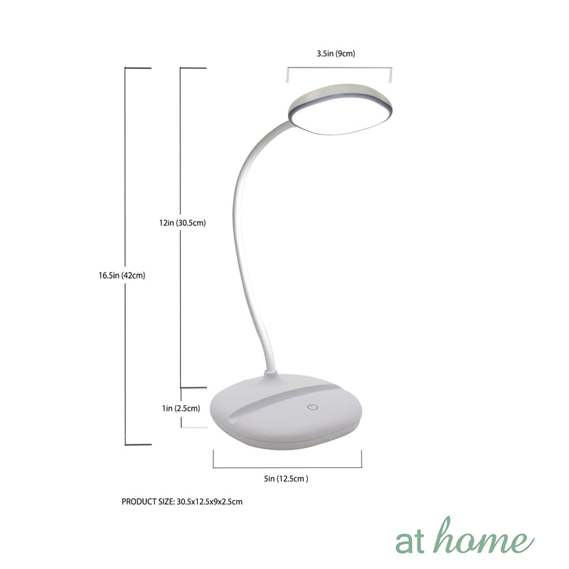 Flexible Desk Touch Lamp with Phone Holder & Dimmer - Sunstreet