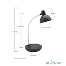 Flexible 13 Inches Desk Touch Lamp with Dimmer