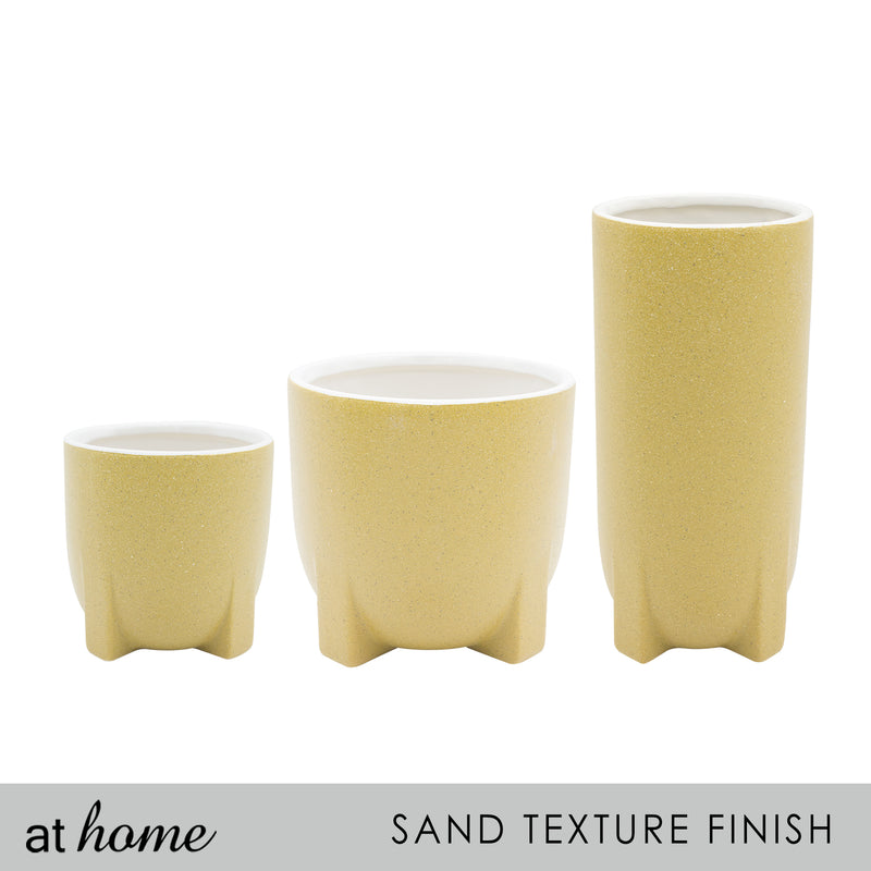 Textured Terracotta Ceramic Vase