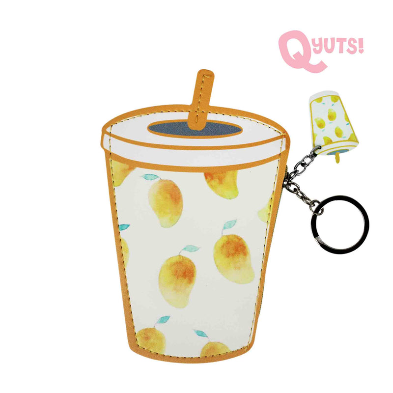 Fruit Shake Coin Purse with Zipper