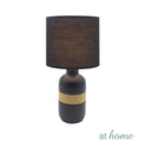 Glaiza Ceramic Table Lamp Linen Shade - Sunstreet