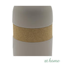 Glaiza Ceramic Table Lamp Linen Shade - Sunstreet