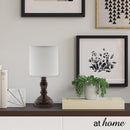 Contemporary Ceramic Table Lamp Linen Shade - Sunstreet