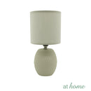 Zandara Ceramic Table Lamp Linen Shade - Sunstreet