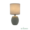 Zandara Ceramic Table Lamp Linen Shade - Sunstreet