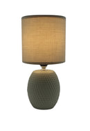 Zandara Ceramic Table Lamp Linen Shade - Sunstreet