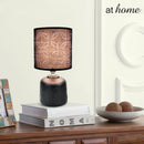 Zachary Ceramic Table Lamp with Linen Shade