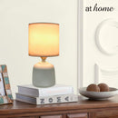 Zachary Ceramic Table Lamp with Linen Shade