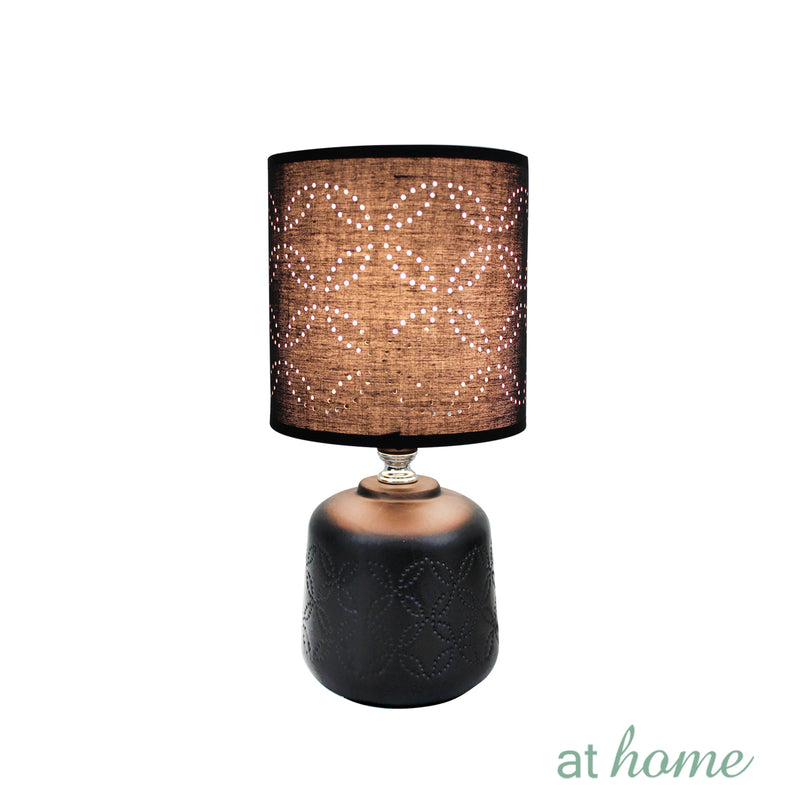 Zachary Ceramic Table Lamp with Linen Shade