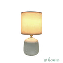 Zachary Ceramic Table Lamp with Linen Shade