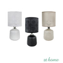 Zachary Ceramic Table Lamp with Linen Shade